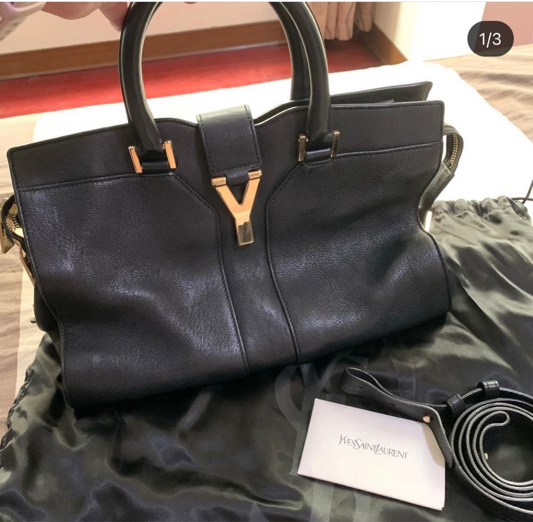 YSL Sac Mng Downtown Cabas, Luxury, Bags & Wallets on Carousell