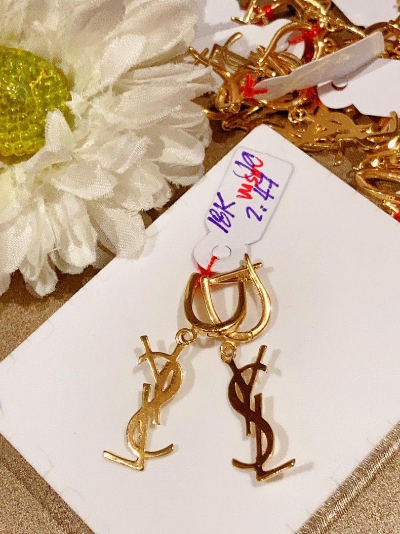 Ysl dangle earrings on sale