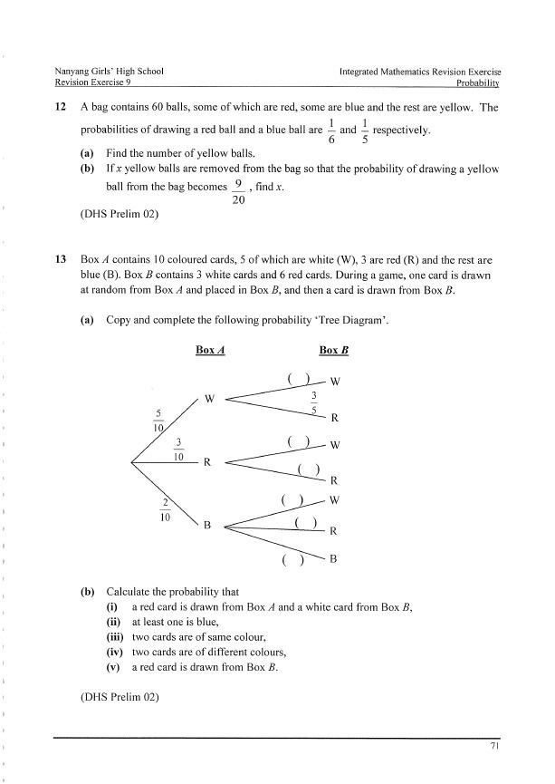 2023 2024 Y1-Y4 Math NYGH Lower and Upper Secondary EMath AMath IM1 IM2 topical \/ Nanyang Girls ...