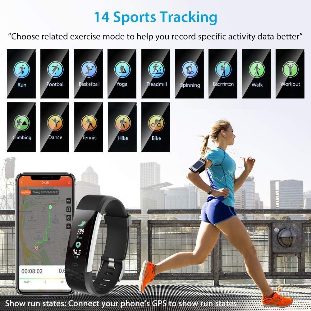 2751 Blood Pressure Fitness Tracker BLE 4.0 Bluetooth Connection Version Red Smart Watch Mobile Phones Gadgets Wearables Smart Watches on Carousell