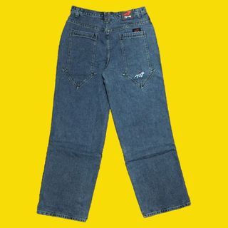 90s Vintage Top Way Down Arrow Baggy Jeans 高腰寬鬆牛仔褲