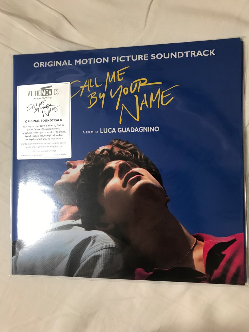 NEW Call me by your name vinyl luca guadagnino sufjan stevens sakamoto 坂本龍一 黑膠唱片，順豐到付, 興趣及遊戲, 音樂