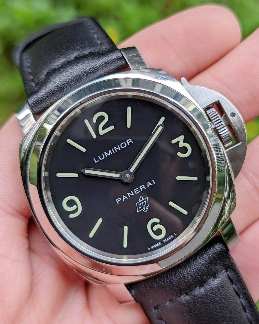 Panerai luminor base deals logo 3 days acciaio