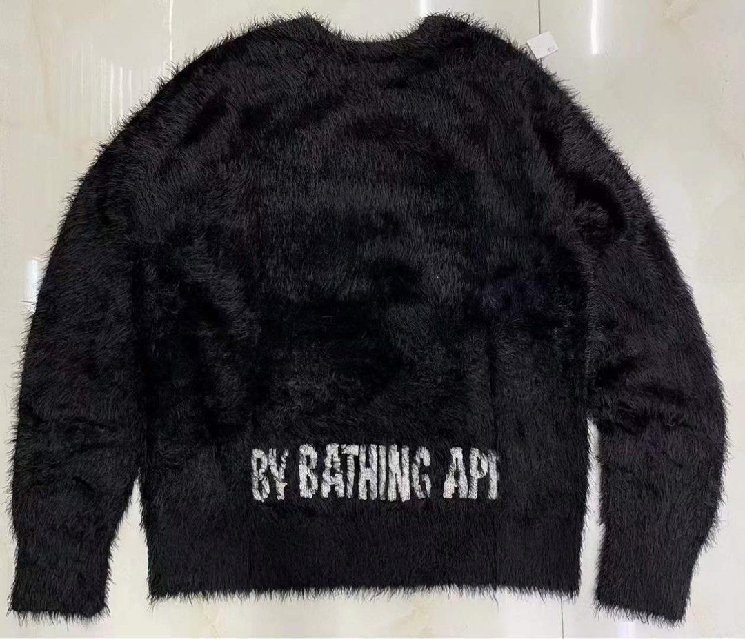 全新A BATHING APE ape face knit, 男裝, 外套及戶外衣服- Carousell