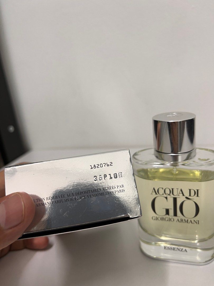 Acqua di Gio Essenza EDP (DISCONTINUED), Beauty & Personal Care, Fragrance  & Deodorants on Carousell