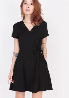 AFA KIT SWING DRESS IN BLACK