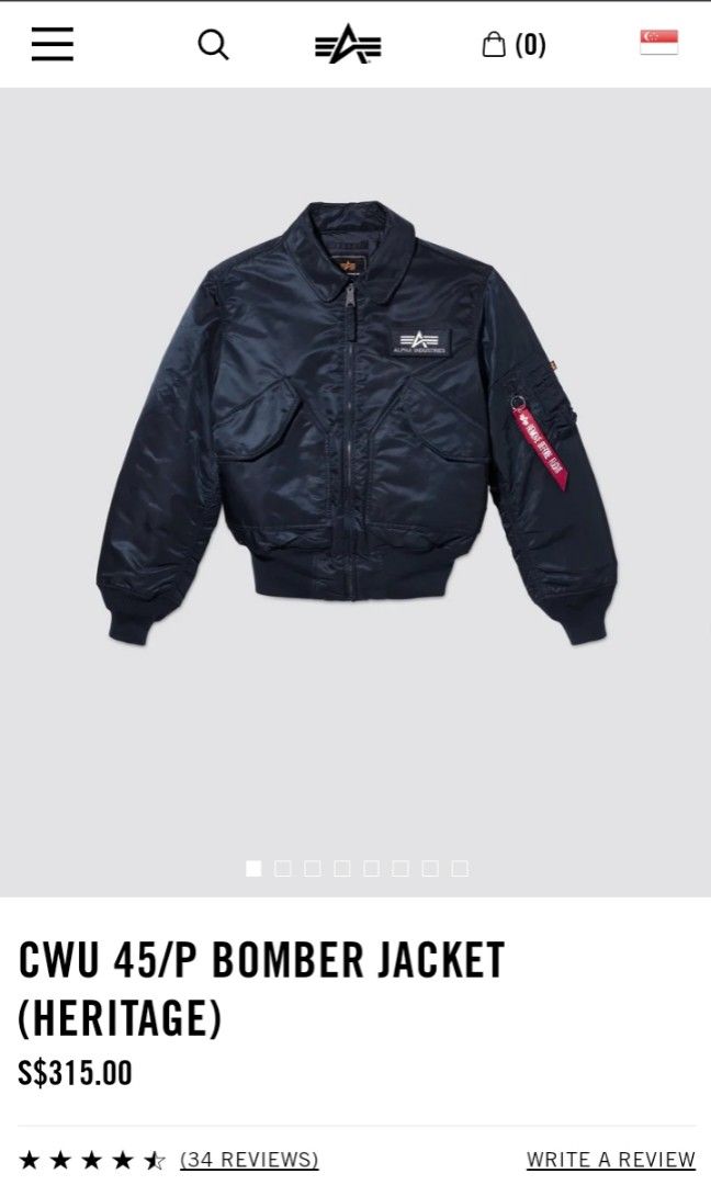 Cwu 45 p alpha industries store