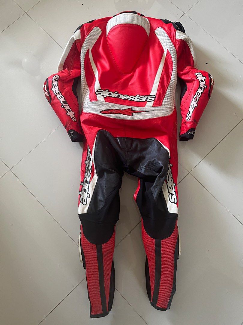 White motorcycle leathers store