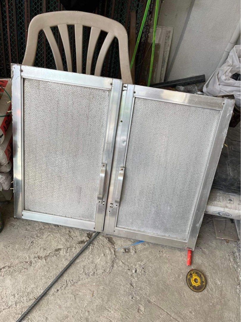 Aluminum Door with Handle Mini Small Stainless Aluminum Door