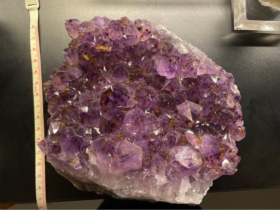 Amethyst with hotsell gold flecks