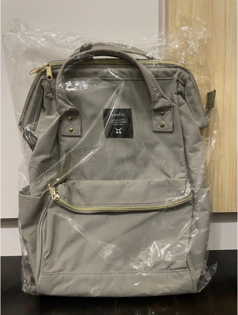 Anello Backpack light grey, Women's Fashion, Bags & Wallets, Backpacks