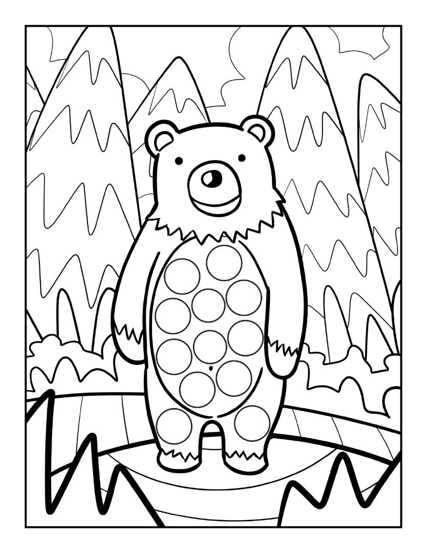 Animal dot coloring pages for kids, Hobbies & Toys, Stationary & Craft