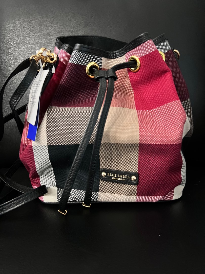 Authentic Blue Label Crestbridge Bucket Bag, Women's Fashion, Bags