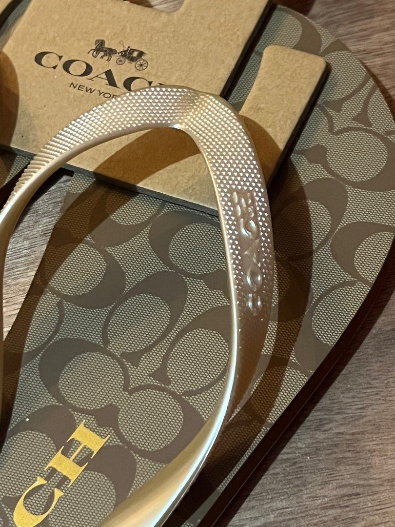 Authentic Coach Slippers Women s Fashion Footwear Slippers and