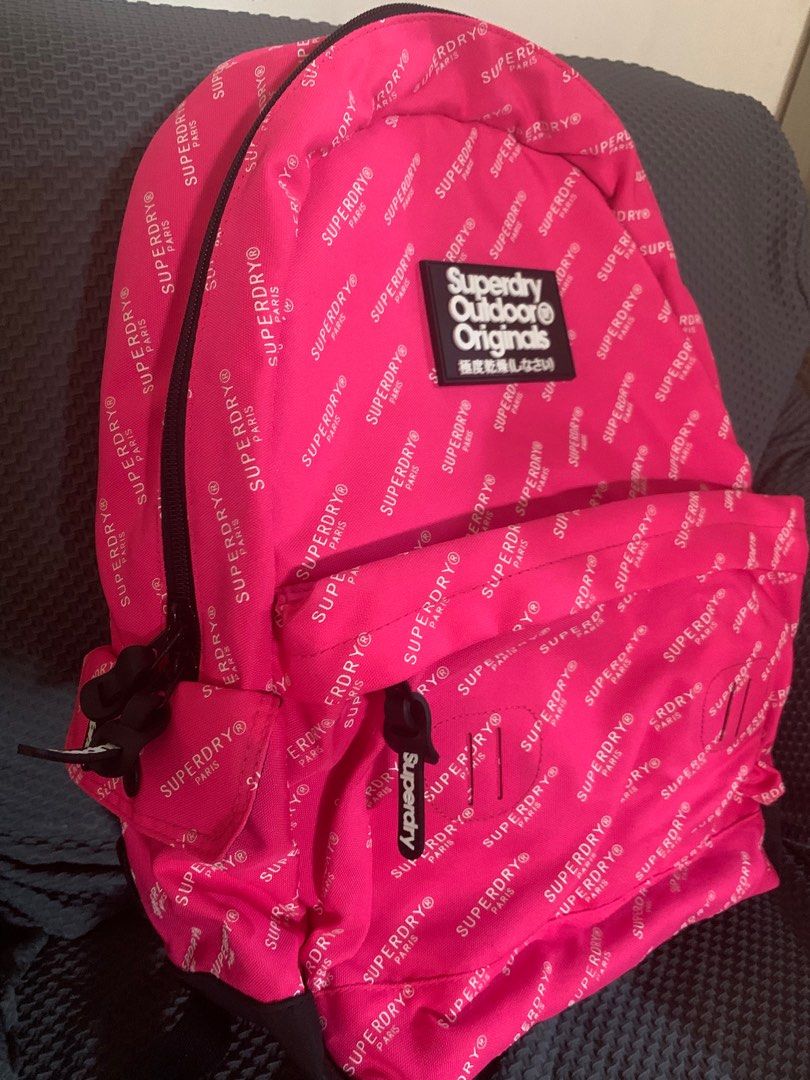 Authentic Japan Superdry Backpack for Kids and Teens in Pink, Women's