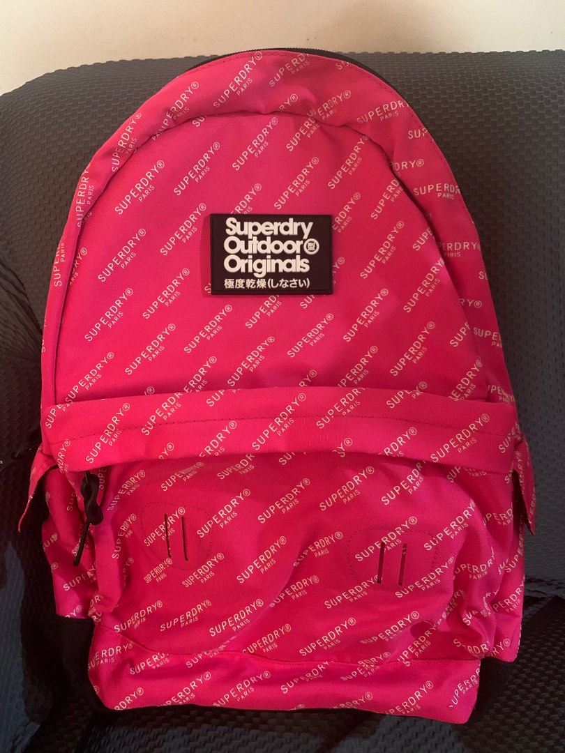 Authentic Japan Superdry Backpack for Kids and Teens in Pink, Women's