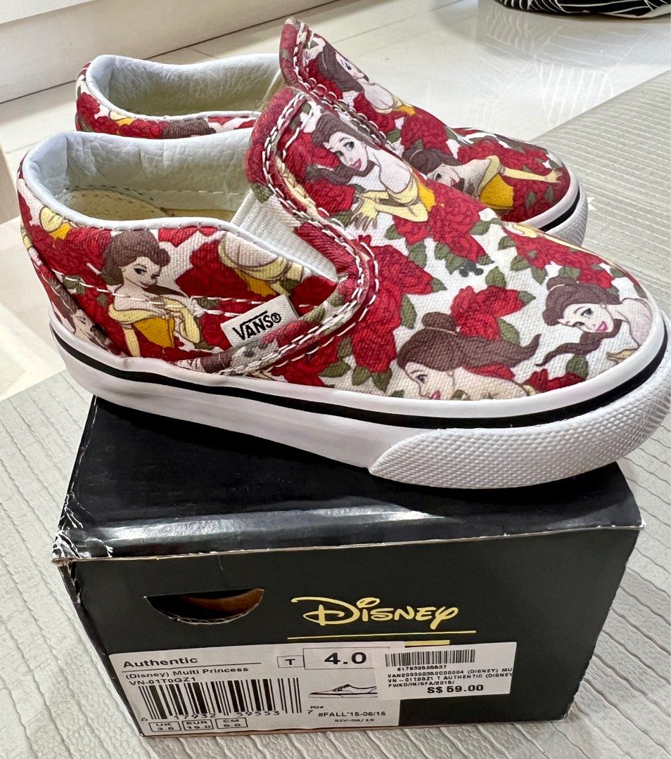 Vans disney multi deals princess authentic womens shoes