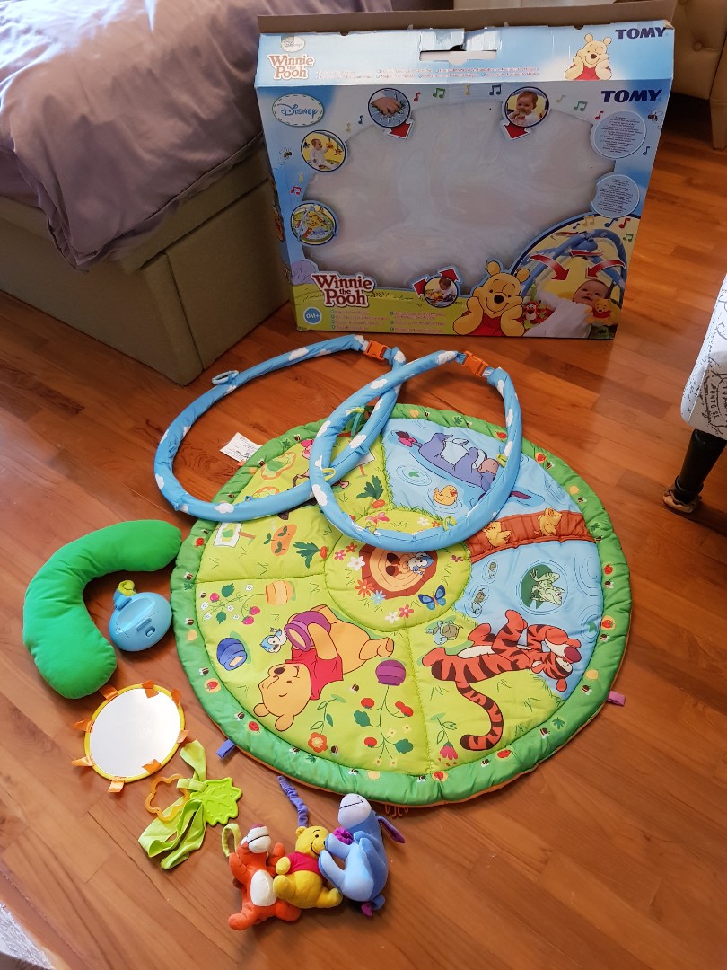 Winnie The Pooh & Friends - Baby Play Mat - Condition 8/10, Babies & Kids,  Infant Playtime On Carousell
