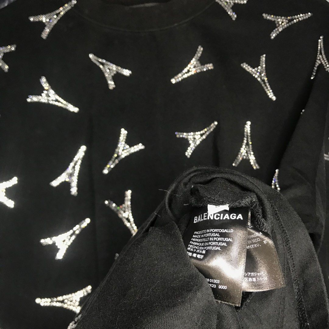 balenciaga eiffel tower shirt