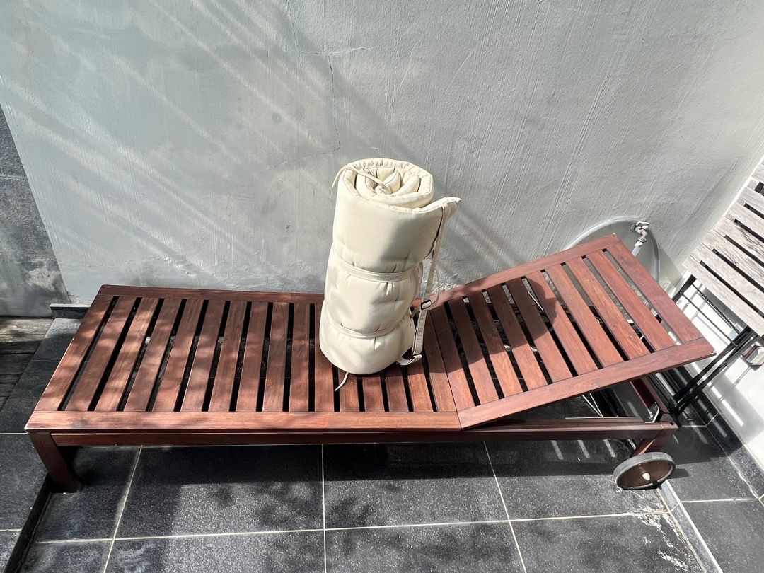 Beautiful sun lounger pad IKEA PPLAR HALLO Furniture