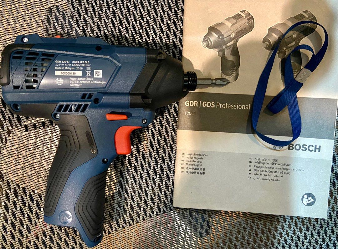 Bosch Impact drill driver GDR 120 li orig bare tool, Commercial