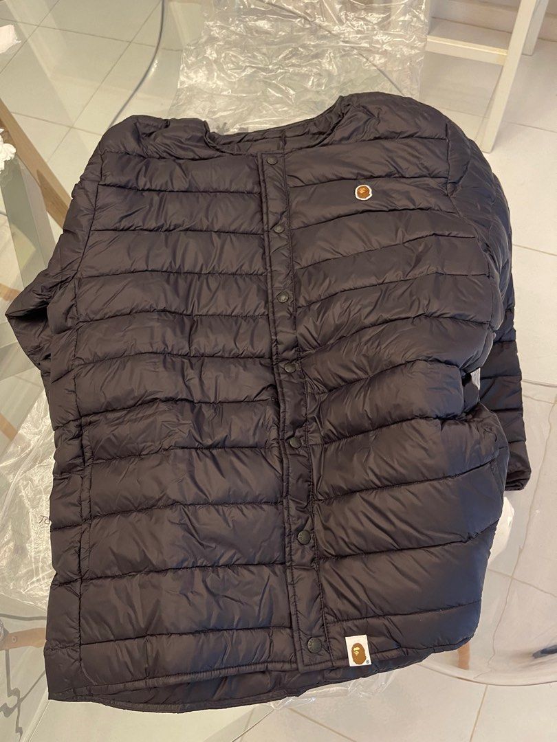 Bape happy new year light down jacket black hotsell