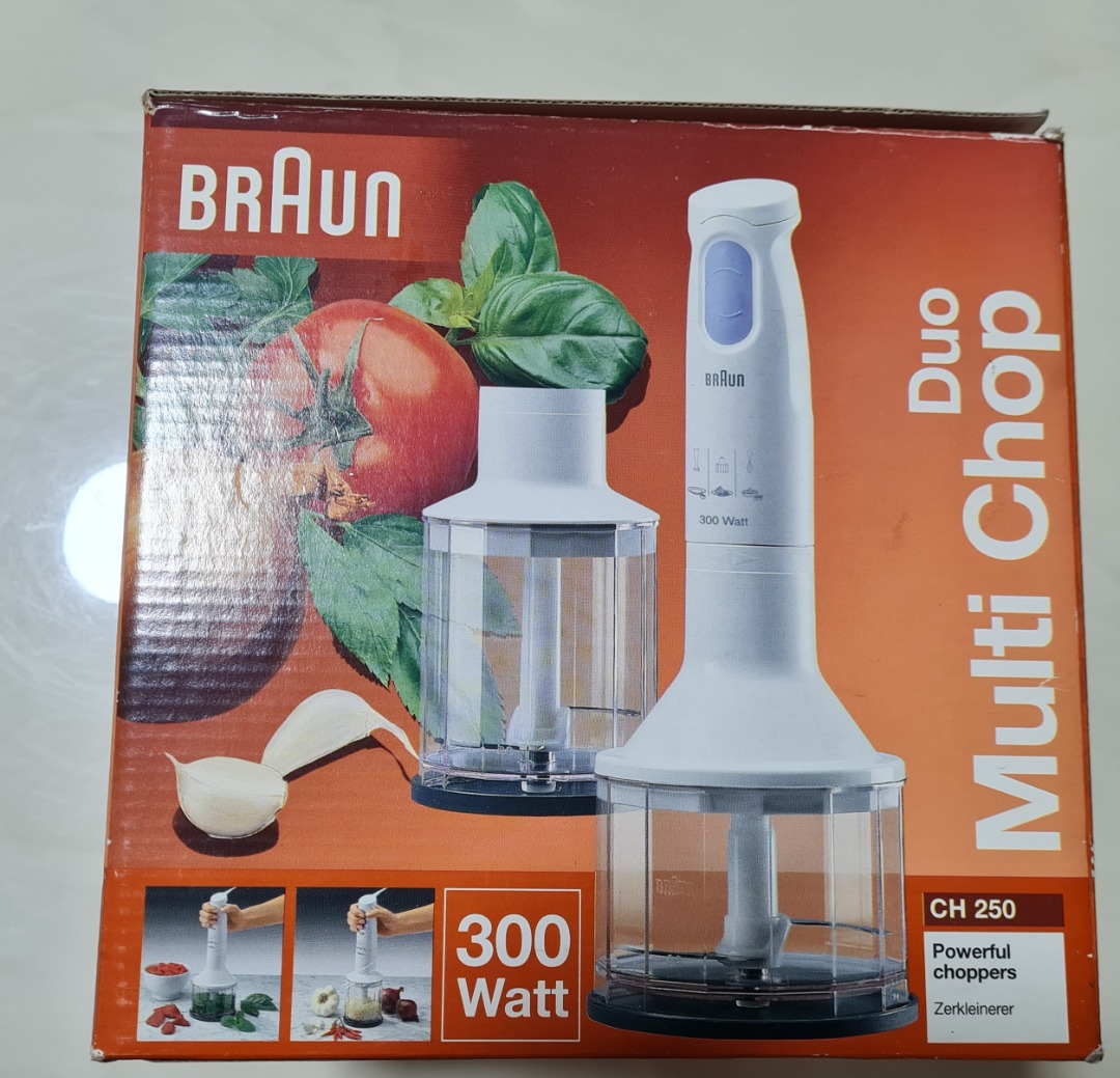 Brand new Braun Chopper/Blender with 2 Size jars., TV & Home Appliances