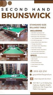 Brunswick Fully Refurbished / Standard Size Billiard Table