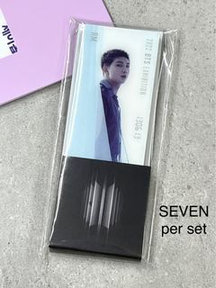 BTS PHOTO BOOKMARK SET (7pcs per set) PROOF EXHIBIT OFFICIAL MERCH
