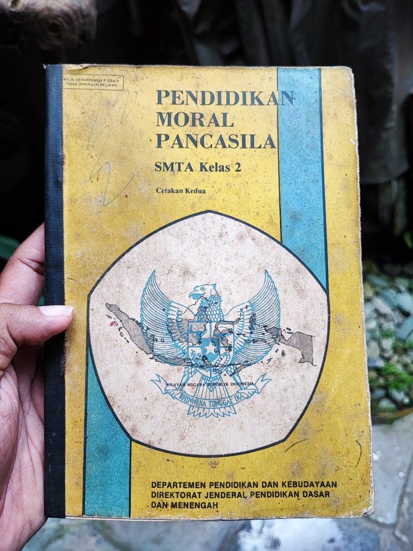 Buku Jadul Pelajaran Pmp Smta Kelas 2 Thn 1982 Buku And Alat Tulis Buku