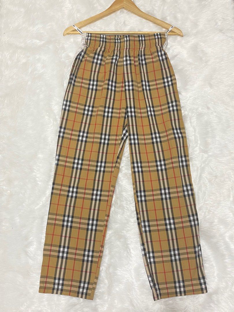 Burberry Check Trousers, Women's Fashion, Bottoms, Other Bottoms on  Carousell