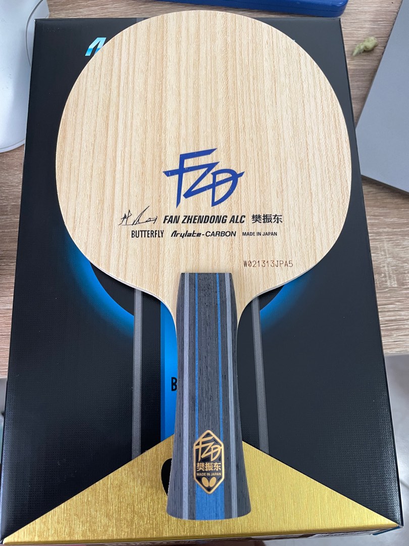 Butterfly Fan Zhendong ALC FL brand new Table tennis racket, Sports