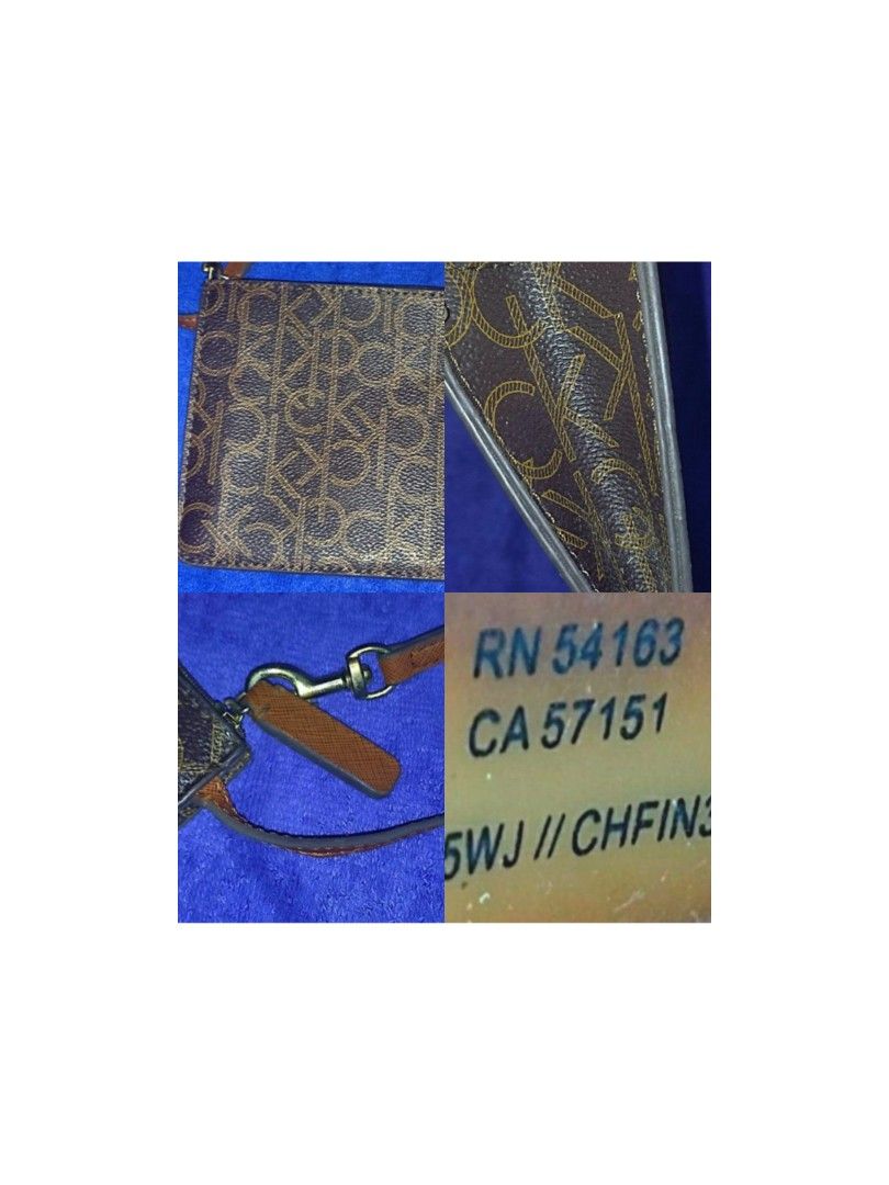 Calvin Klein Wristlet Rn 54163 Ca 57151 Bought From Usa, Luxury, Bags &  Wallets On Carousell