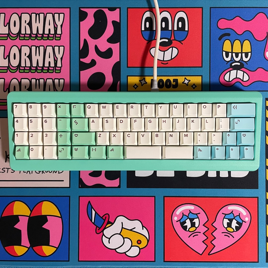 CANDYBAR PREMIUM ROUND 3 COMPLETE KIT MECHANICAL KEY BOARD, Computers