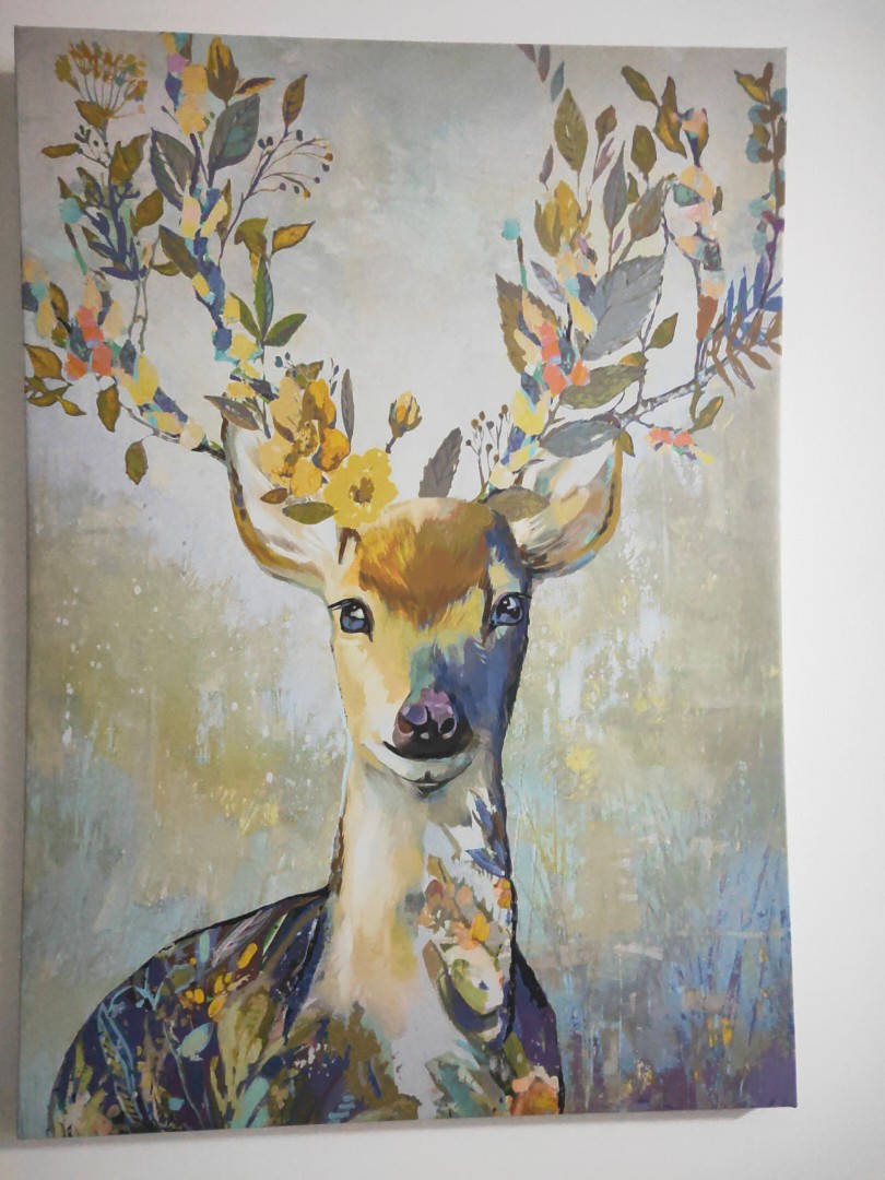 deer painting ikea