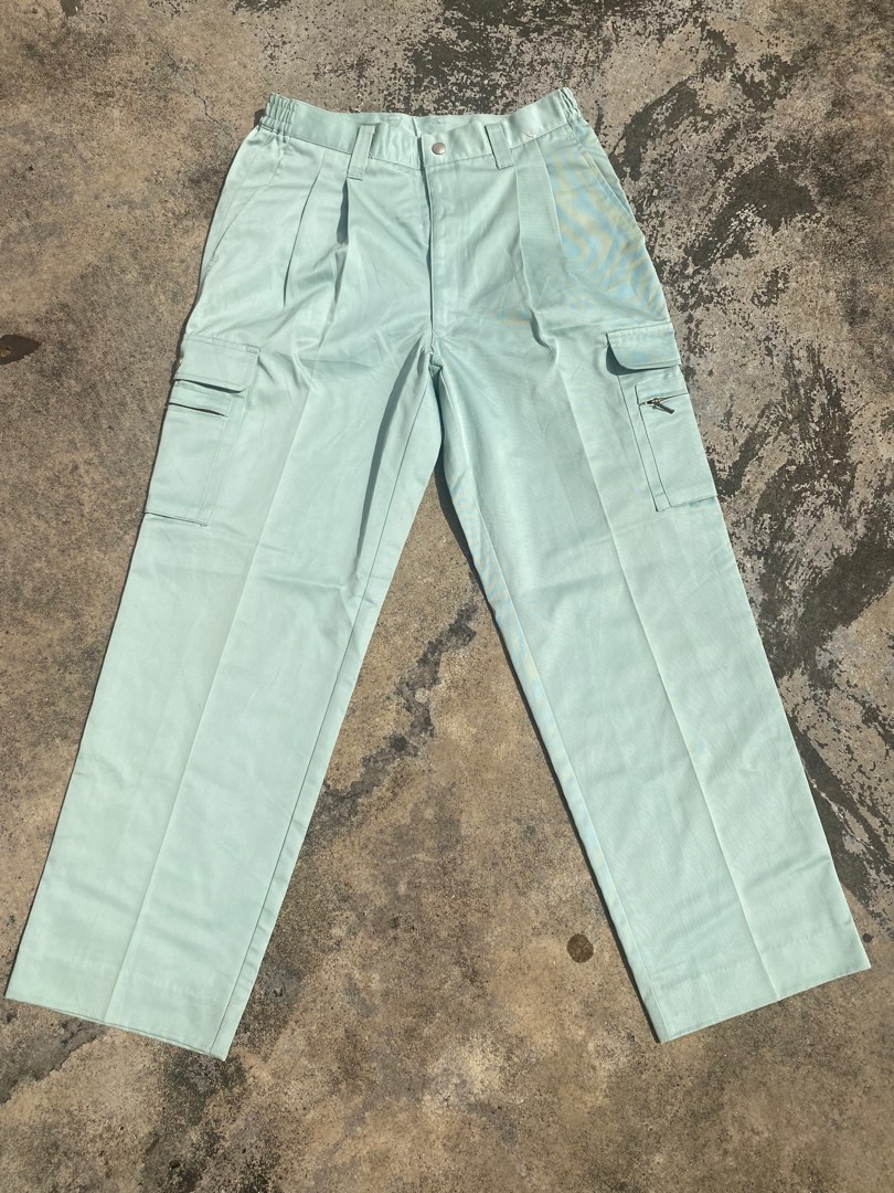 Cargo Pants Pastel Color, Men's Fashion, Bottoms, Jeans on Carousell