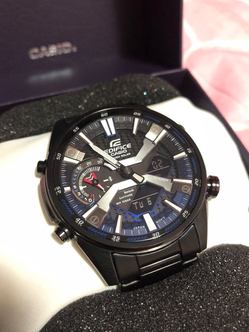 Casio Edifice Tough Solar ECB S100 not seiko tissot orient gshock