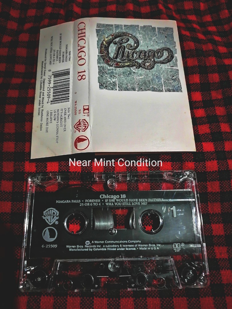 Chicago 18 Cassette Tape Original Cassette Tapes For Sale Vintage