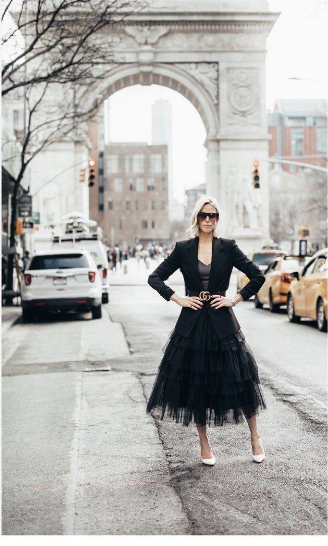 Black tulle skirt dior online