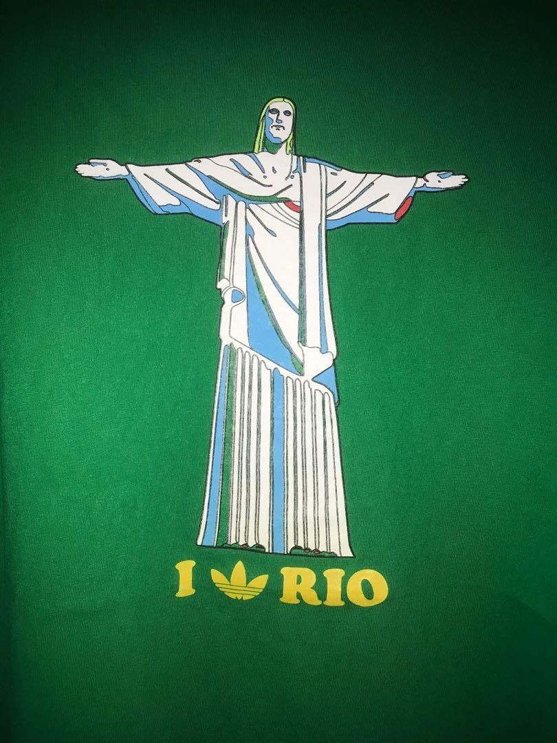 T shirt adidas i love brazil 2025