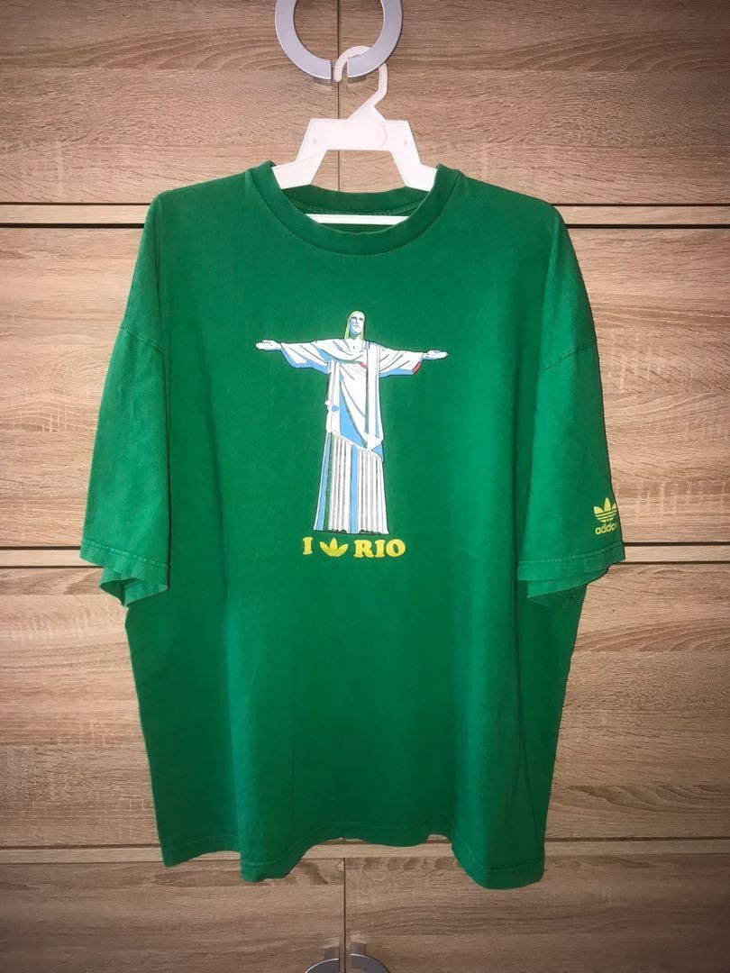 T shirt adidas i love brazil top