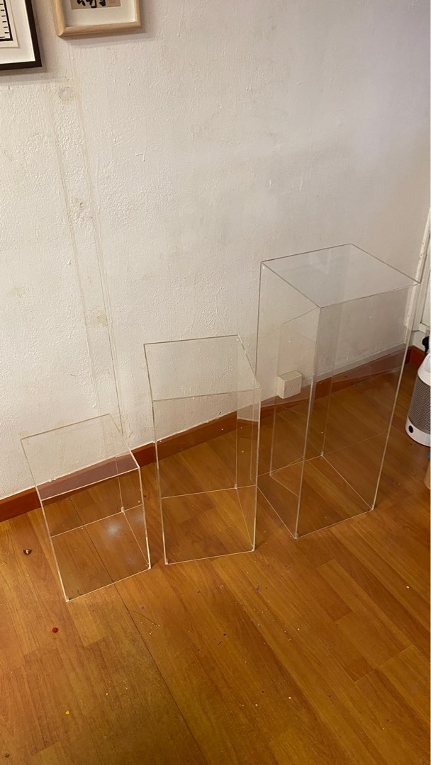 CLEAR ACRYLIC STAND RENTAL, Furniture & Home Living, Home Decor, Other