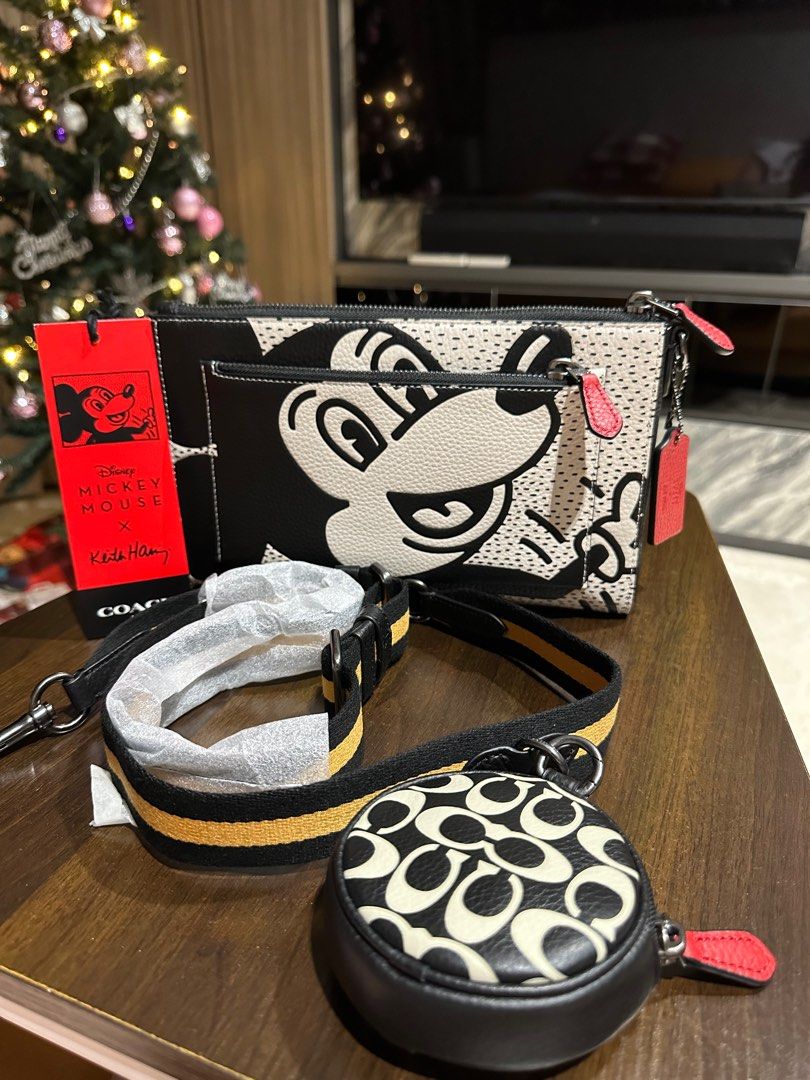 Coach x Mickey Limited Edition Crossbody Bag with Coin Pouch