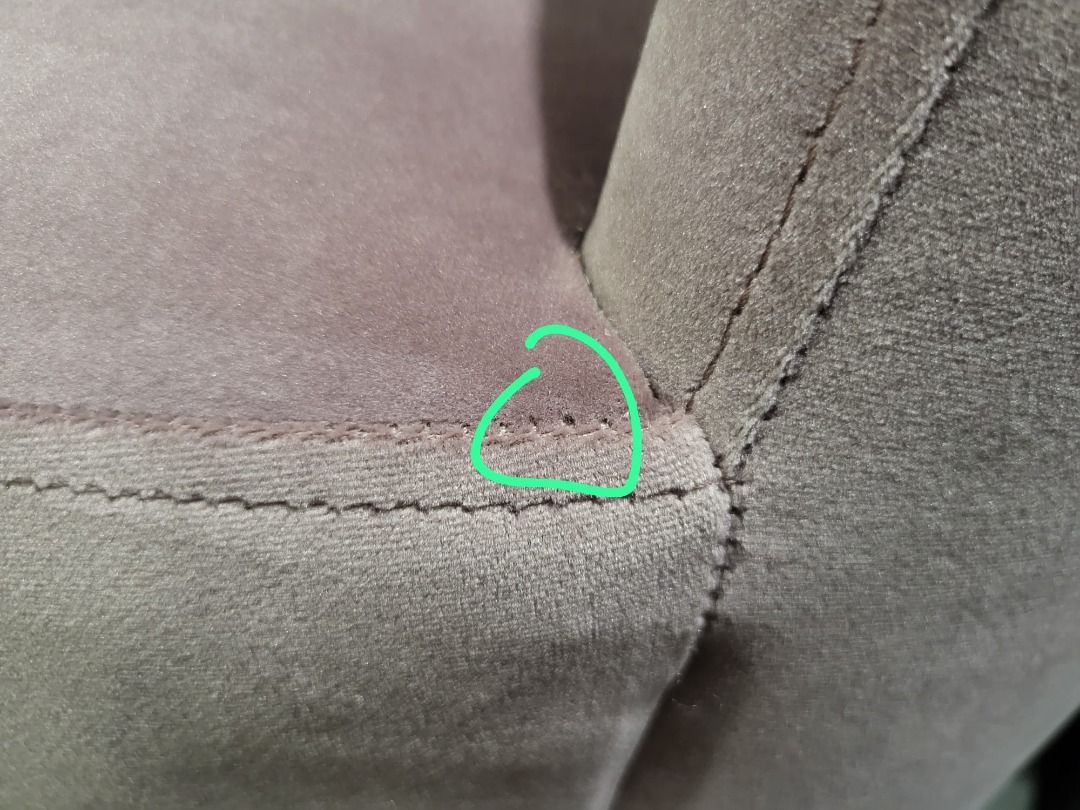 Crate & Barrel SWEET Ofelia Dusty Pink Velvet Swivel Dining Chair