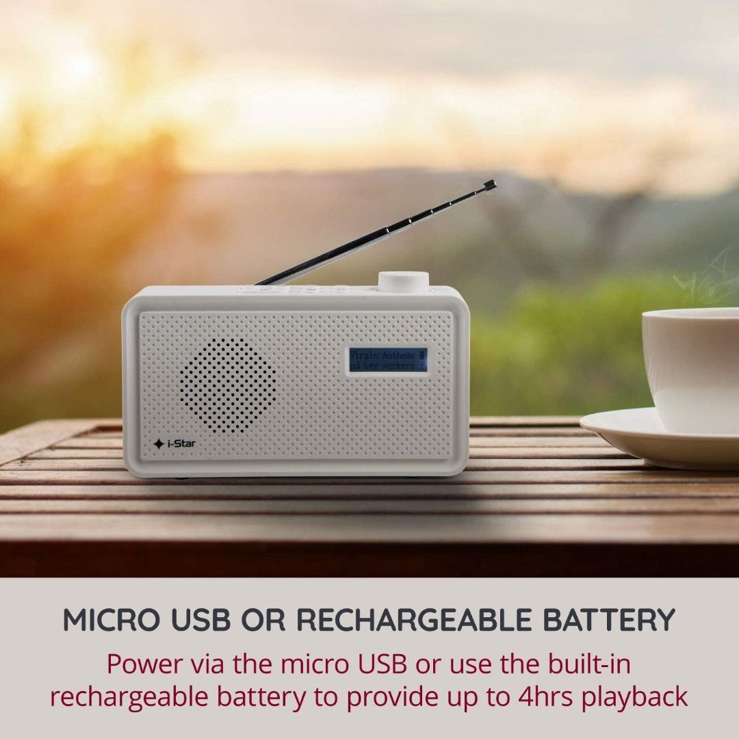 DAB/DAB Digital+ & FM Radio, Portable Mains and Battery Powered DAB ...