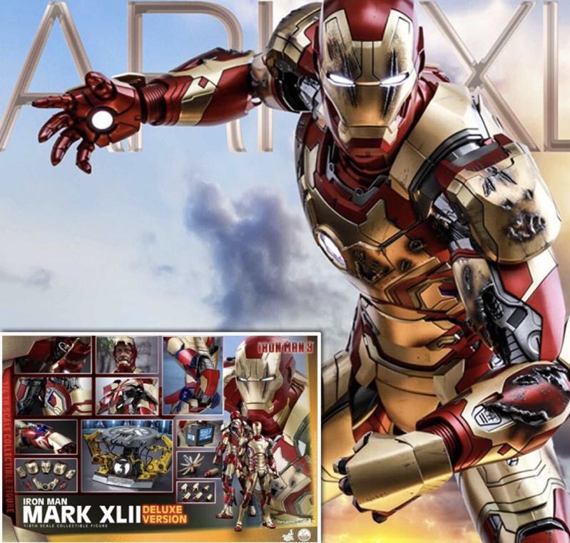 Deluxe hot toys 1 4 iron man hottoys ironman qs008 qs 008 marvel studio Carousell