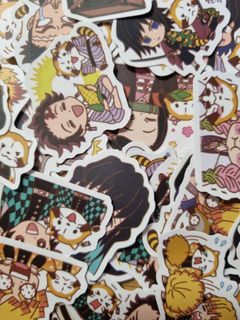 Demon slayer stickers mini
