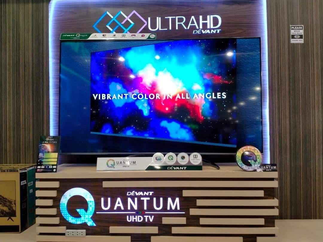 DEVANT 75 inches UHD SMART TV 75UHD204 (Category: TV) located in Quezon City. Submitted by annys.online (Listing ID 1201580510, Image 1). Description: DEVANT NEW MODEL MODEL 75UHD204 SRP 68,950 CASH 62,050 NET AYS,MXYTB/ with free soundbar DEVANT 75 inches UHD SMART TV 75UHD204 * Floating Glass Design Frame * VIDAA U Operating System * Prime Video, iQiYi * Dolby Digital Plus 75UHD204-56,400 free soundbar Brand new and sealed with warranty and rec