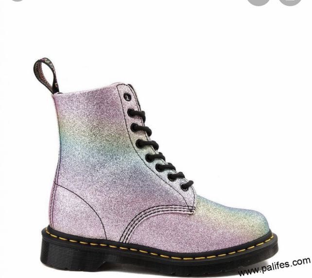 Glitter doc marten style boots online