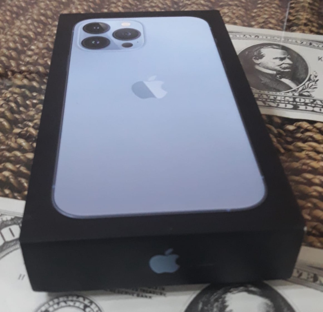 EMPTY BOX @ IPHONE 13 Pro Max Sierra Blue 1Tb, Furniture & Home Living ...